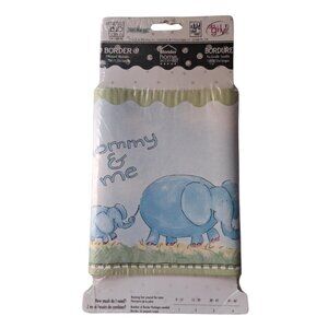 Wallpaper Border Jungle Safari Wildlife Animals Mommy & Me Baby Nursery Decor